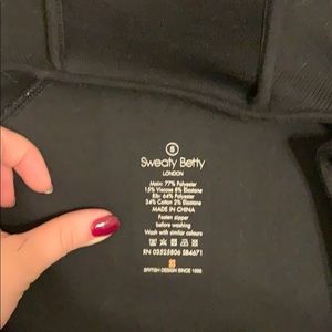 Black Sweaty Betty jacket size small